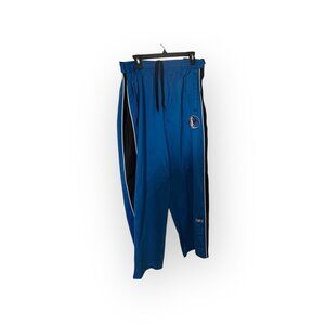 Vintage Zipway Dallas Mavericks NBA Pants – Men’s Size Large | Blue w/ Stripes |